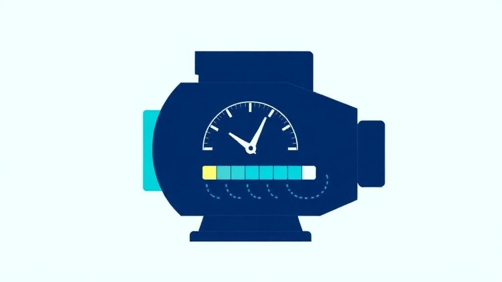 Pool pump run time calculator illustration of a pool pump with a clock and daily run hours schedule