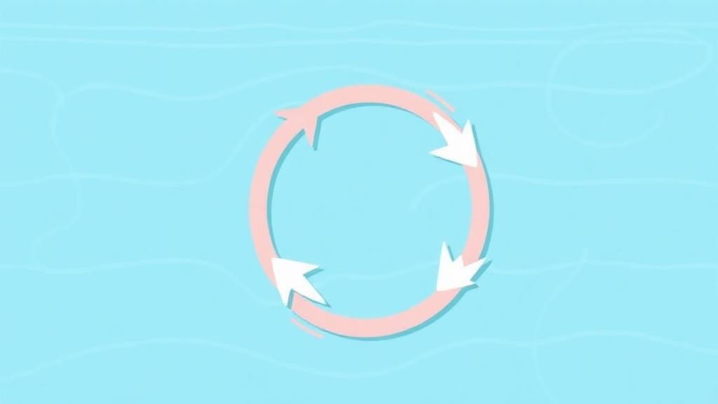 Pool turnover rate calculator illustration of pool water circulating through the filter in one full loop